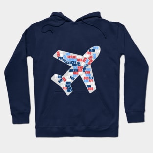 World Airports Plane | Gift Hoodie